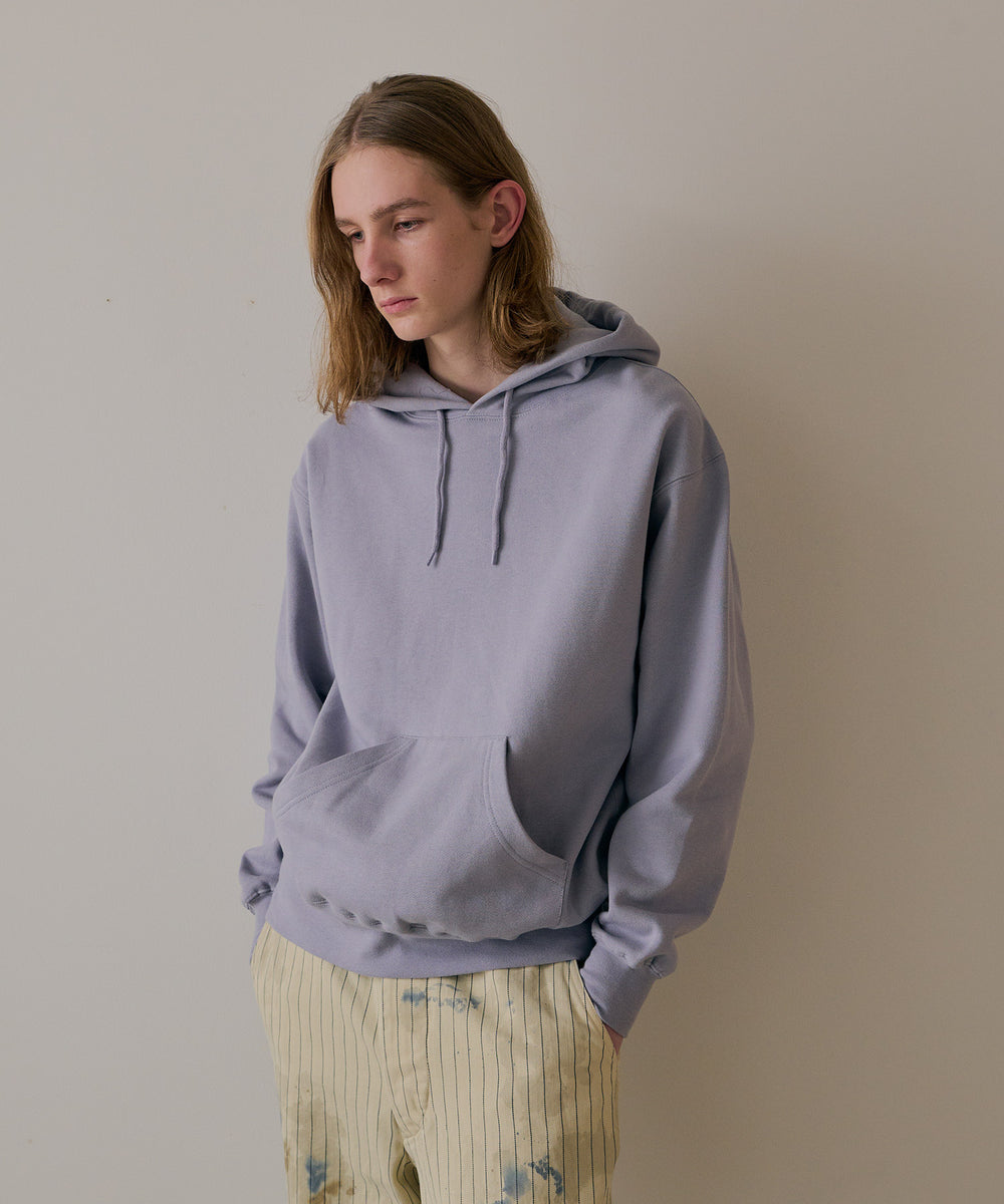 Unisex] Plain Hoodie (Grey) | オーガニックコットンスウェット