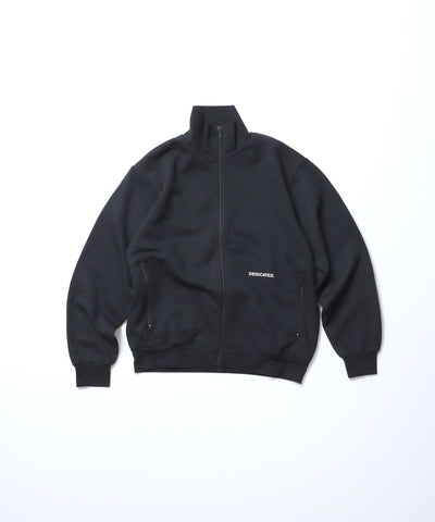 [Unisex] Sweat Track Jacket (Ink Black) | オーガニックコットンスウェットトラックジャケット