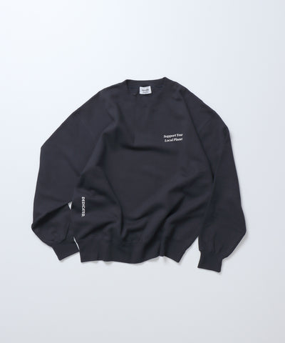 [Unisex] SYLP Sweatshirt (Ink Black) | オーガニックコットンスウェット