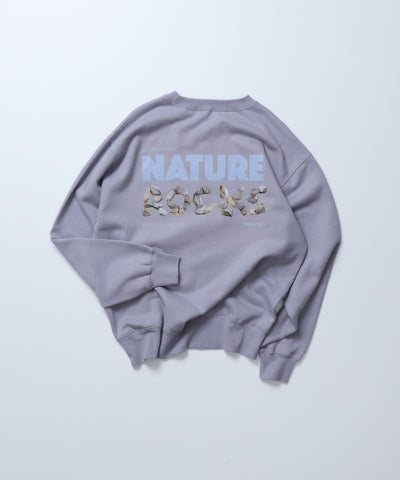 [Unisex] ROCKS Sweatshirt (Grey) | オーガニックコットンスウェット