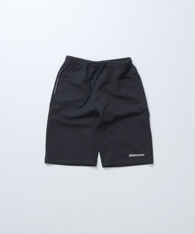 [Unisex] Packable Sweat Shorts (Ink Black) | オーガニックコットンパッカブルスウェットショーツ