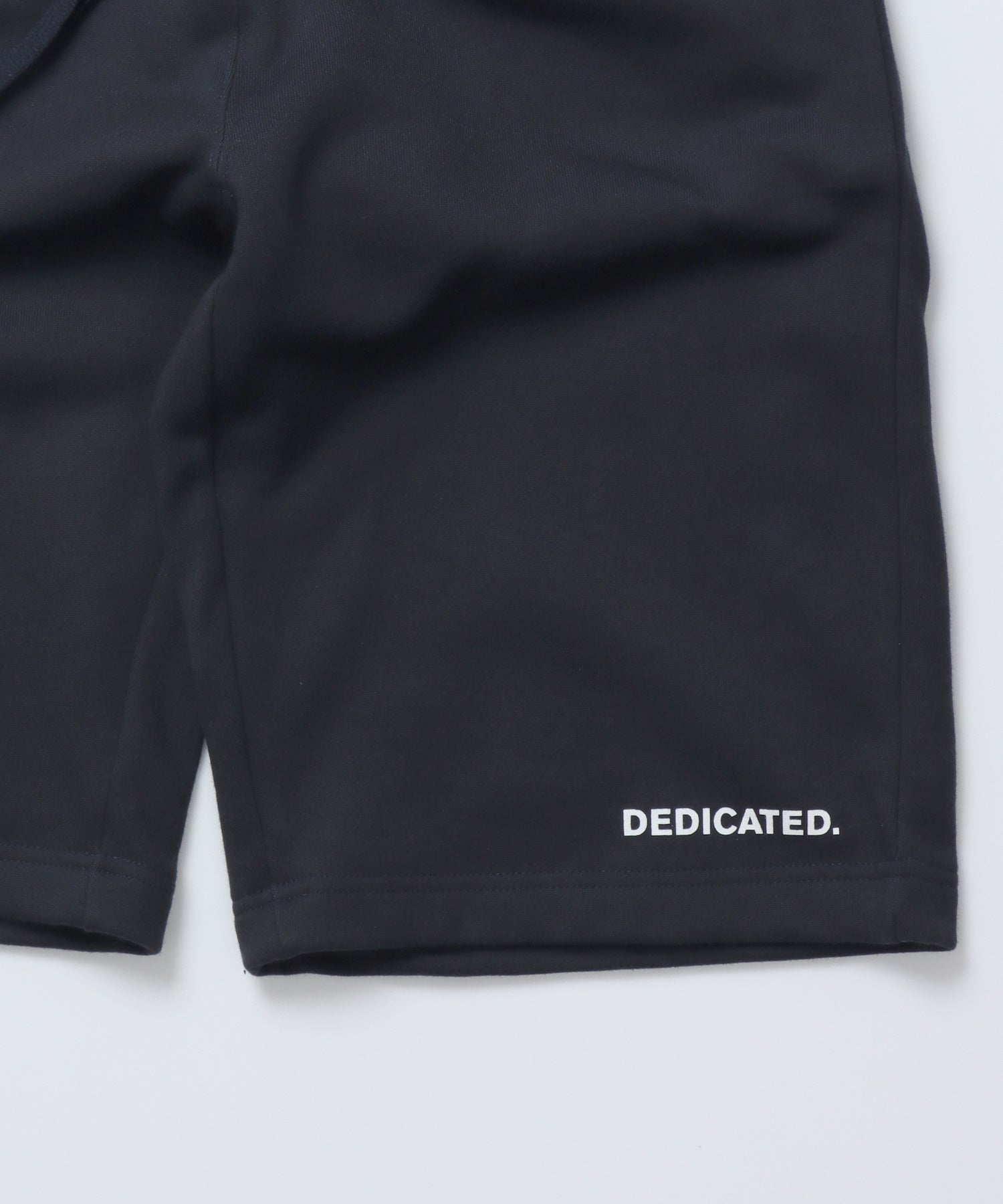 Unisex] Packable Sweat Shorts (Ink Black) | オーガニックコットン